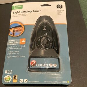 NIP  GE Light Sensing Timer - Sealed Package